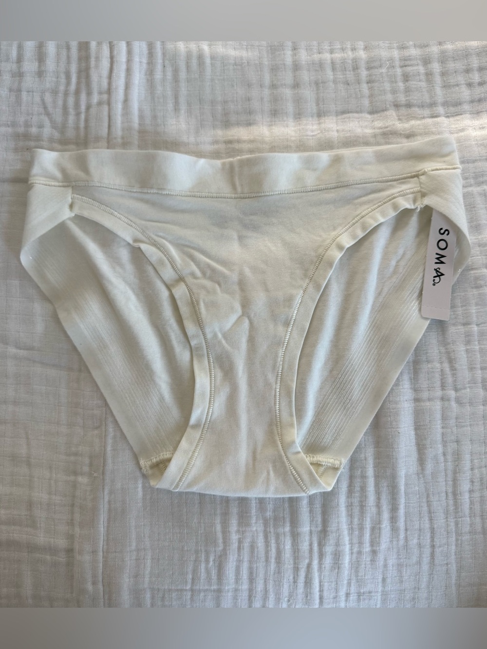 NWT Soma Vanishing Edge Cotton Bikini Underwear Size Small